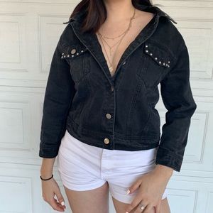FOREVER 21 // STUDDED DENIM JACKET